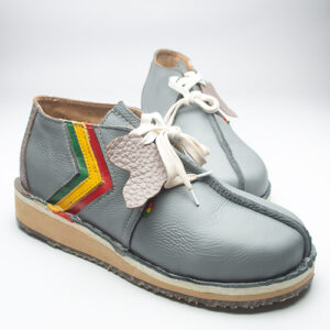 Kinswear Light Grey Leather Clarx